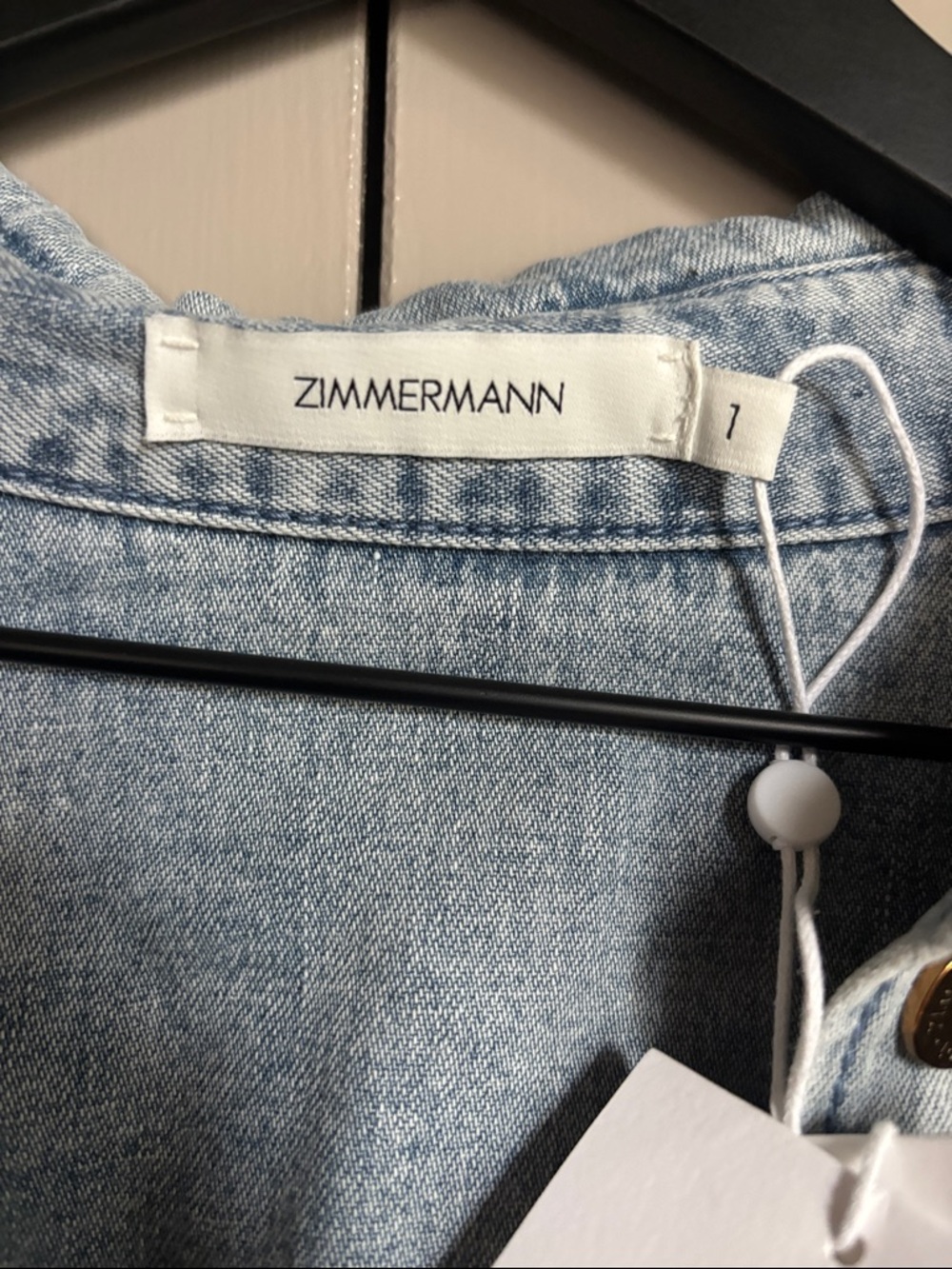 Rebellion Zimmermann Denim Wrap Top - Picture 11 of 11